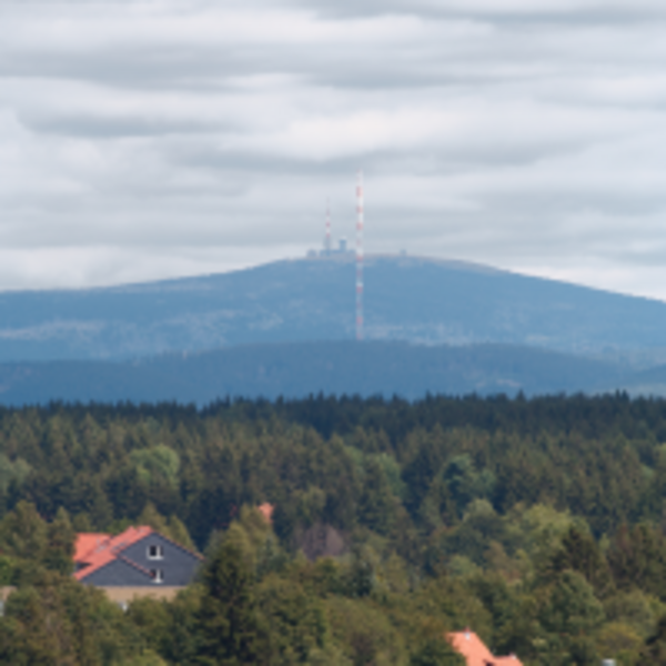 Fernbild vom Brocken