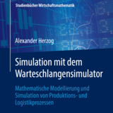 Einband des Buches Simulation mit dem Warteschlangensimulator